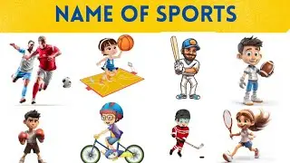 Name of sports in english with pictures || sports vocabulary || list of sports