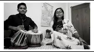 Mone pore Rubi Roy ❤ Meri Bheegi bheegi si | Tabla version With brother Rajat..💞😇