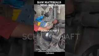 Sheet Metal Fabrication: Rolling and Joining Custom Steel Cylinders