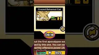 Bahamut Cat True Form Evolution #battlecats