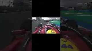 Watch Lewis's race start from last years Miami GP  @Formula1 @Ferrari   #lewishamilton  #sports