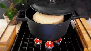 😱Blackout bread, bake without electricity, with tealights❗Also for preppers😱No oven❗No stove❗