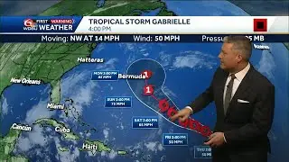 Tracking late summer heat, Tropical Storm Gabrielle, and two tropical waves in your New Orleans w...