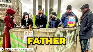PRAYER: For more labourers led by Nigel Coggan 🔥 at the Christian Voice UK Open Air Prayer