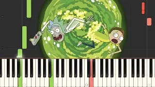 Evil Morty Theme - Rick and Morty [Piano Tutorial] (Synthesia)
