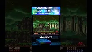Castle of Illusion Starring Mickey Mouse Sega Megadrive/Genesis - 1990 Gameplay 1