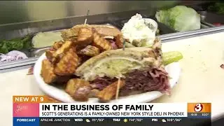 Scott's Generations in Phoenix making a reuben sandwich