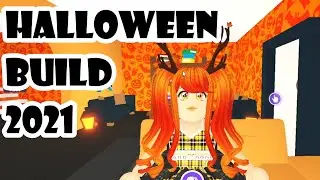 - ROBLOX ADOPT ME -  Halloween 2021 Speed Build on ESTATE HOUSE..