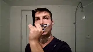 Robert Klaas straight razor shave practice