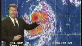 TWC Hurricane Floyd coverage 1999: Clip 1