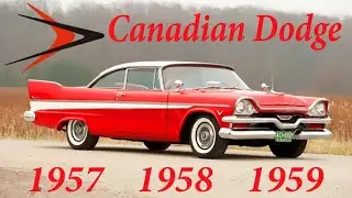 Rare Canadian Dodge Forward Look Plodge, Mayfair Regent Crusader from 1957, 1958, 1959, Virgil Exner