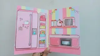 DIY PAPER DOLL HOUSE QUIET BOOK / PAPER DOLL BOOK / PAPER DOLLHOUSE MAKING / PAPER QUIET BOOK