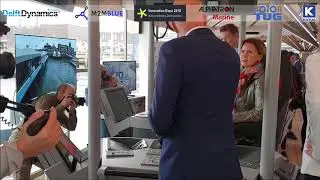 KOTUG demonstrates remote controlled tugboat sailing & fire fighting by RT Borkum, 2018 RDM