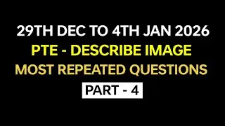 PTE Describe Image (Part-4) Jan 2026 Exam Prediction | Describe image pte today. #beatthepte