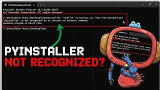 Fix 'pyinstaller' is not recognized as an internal or external command