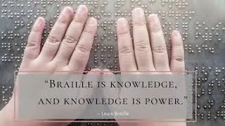 #Daily Quote - #Shorts -  January 4th / World Braille Day - Braille is knowledge - Louis Braille