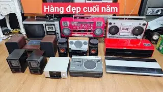 4/2 Lên sóng video cuối năm, đài cassettes cổ, mini nhật lh 0967874679 