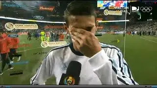 Angel DI MARIA Llora por su Abuela en la Copa America  centenario 2016