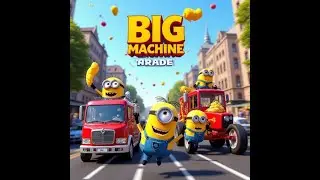 Minions Big Machine Parade 🚗🎉 | Fun Song About Teamwork for Kids! | Animated Cartoon Video