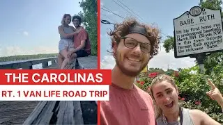 North & South Carolina East Coast Van life Travel: World's Largest Strawberry and Fire Hydrant!