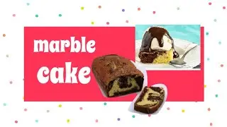 yummy marble cake with butter coffe icing...😋😋