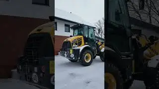 Excavator with snow plow edit #video #videoediting #komatsu #pronar