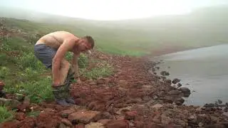 Попытка заплыва в кратере потухшего вулкана Ашдаак