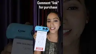 &ldquo;No more stale snacks ❌This mini sealing machine is super handy 👍@Seznik #youtubeshorts #ytshort