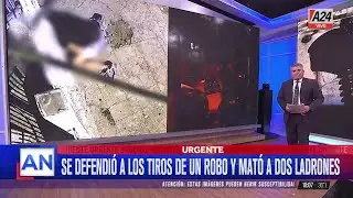 🚨UN POLICÍA MATÓ A DOS LADRONES QUE QUISIERON ROBARLE