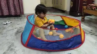 Baby ball pool game#review#screenfreeactivities#colourfullball#bpafree#suitable for outdoor & indoor