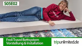S05E02 Froli Travel Bettsystem I Lattenrost f&uuml;r Wohnmobil, Alkoven, Dachzelt, Boot, Camper
