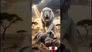 &ldquo;Lion vs Elephant, Gorilla & T-Rex &ndash; Epic Jungle Battle! | Hybrid Heroes&rdquo; #animals #lion #wildlife