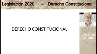 Derecho Constitucional
