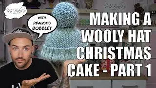 Realistic Winter Hat Cake Tutorial - Part 1 | Baking the Cake | Bobble Hat Cake | Pom Pom | How To