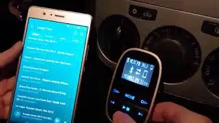 Nulaxy Bluetooth FM Transmitter KFZ Auto Radio Adapter freisprecheinrichtung Car Kit, einfach und sc