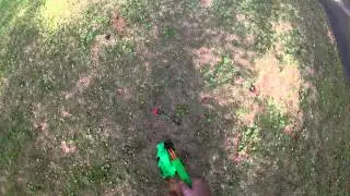 Nerf Centurion VS Zing Z-tek Bow, range and firing demos