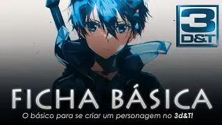 Como CRIAR um PERSONAGEM INICIANTE em 3D&T ALPHA