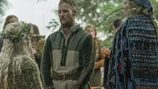 Vikings: Ubbe and Margrethe wedding only on disney+ Netflix#vikings #ragnar #floki #netflix#youtube