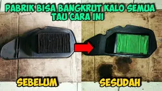 Cara Mencuci Filter Udara Motor Yang Baik di Rumah