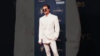 Pedro Pascal arrives to the 2025 Emmys red carpet