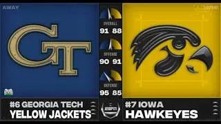 SFA Season 20 Week 0 New Heights Classic: #6 Georgia Tech vs #7 Iowa Highlights