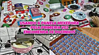 USANDO PELA PRIMEIRA VEZ A PANELA MEXEDORA SARO/ FAZENDO ENCOMENDA DE 200 DOCINHOS ❤️