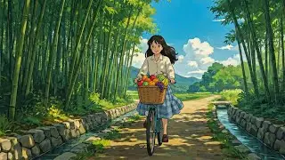 A Quiet Summer Day 🌿 | Ghibli Vibes, Cooking & Nature ASMR