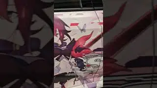 Anime car wrap at Tekko 2024 comicon in Pittsburgh
