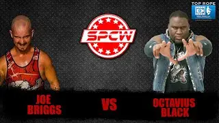 SPCW Heavyweight Title match between Octavius Black and Joe Briggs (Lumberjack Match)