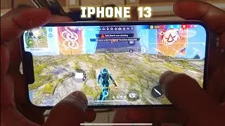 iPhone 13 Free Fire HANDCAM🤯 solo vs squad !!!..