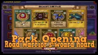 Wizard 101 Road Warrior Hoard Pack Opening