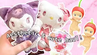 SANRIO AliExpress HAUL 💖 [SONNY ANGEL 👶 Hippers Unboxing, aesthetic stationary & plushies]