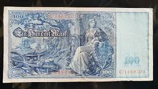 A beautiful German banknote