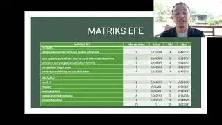 MANAJEMEN STRATEGI , Matriks ( IFE, EFE, IE, SWOT, QSPM )